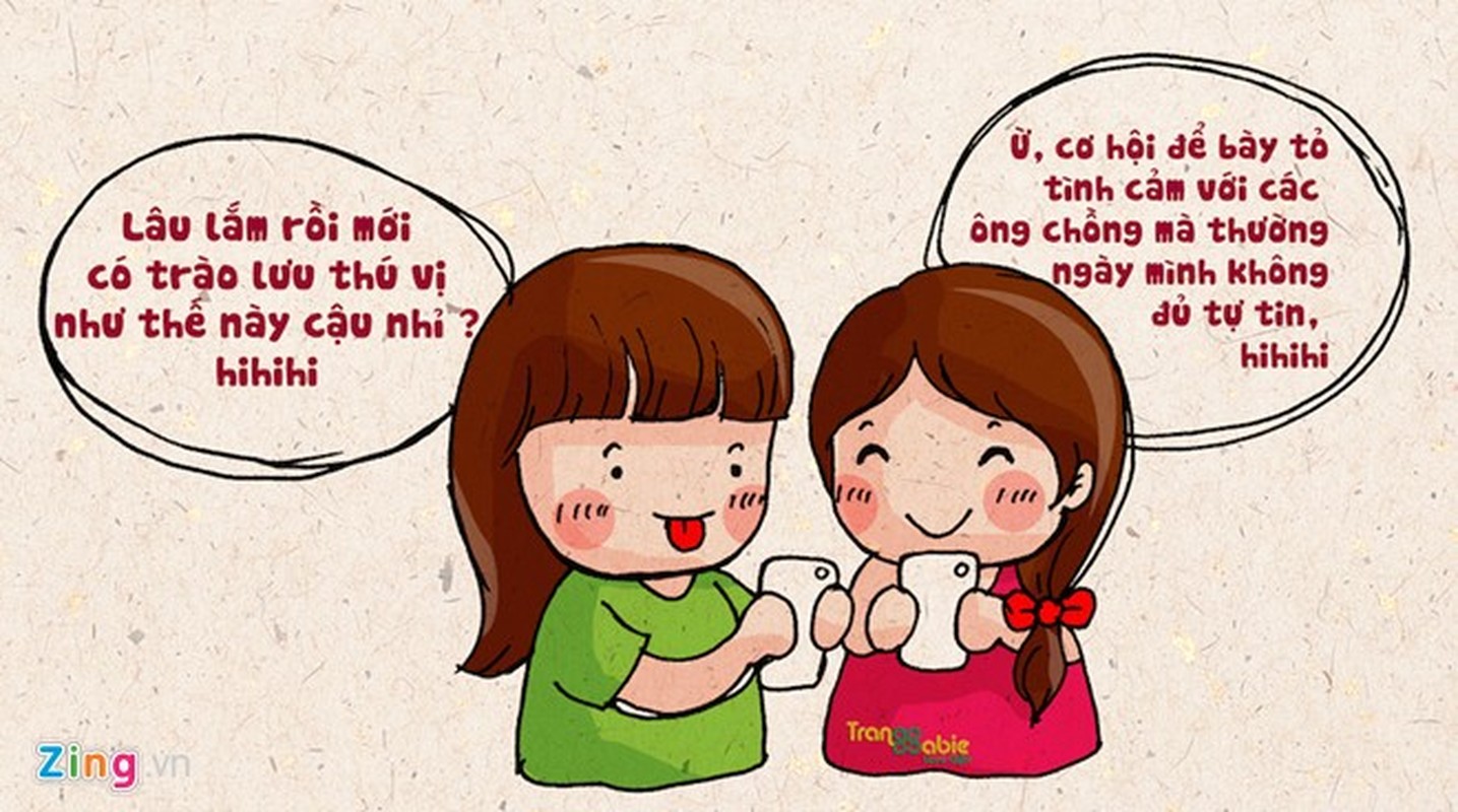 Tranh vui ve trao luu nhan tin 